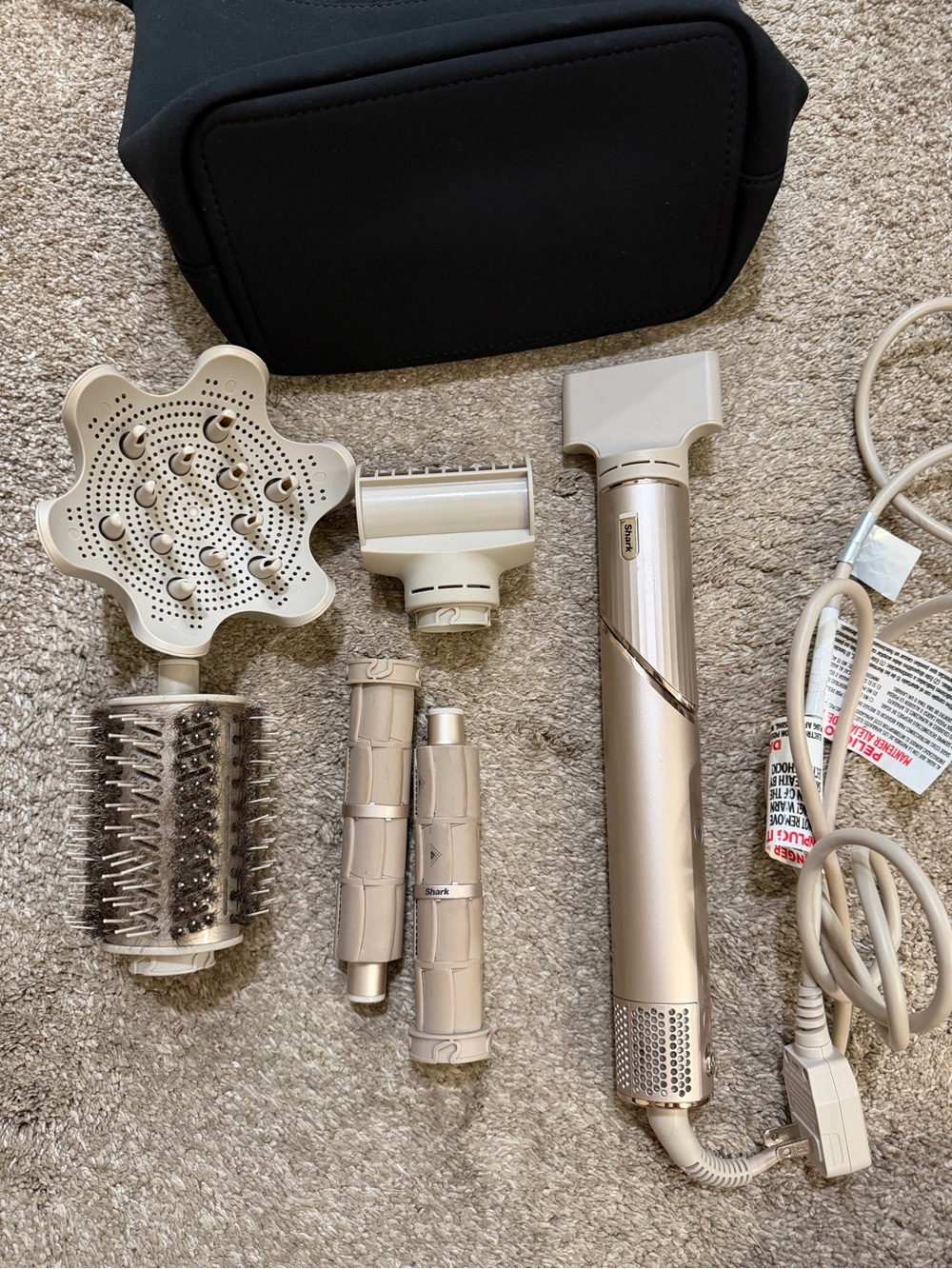 Neutral Beige 5-in-1 Women's Hot Air Styling Set